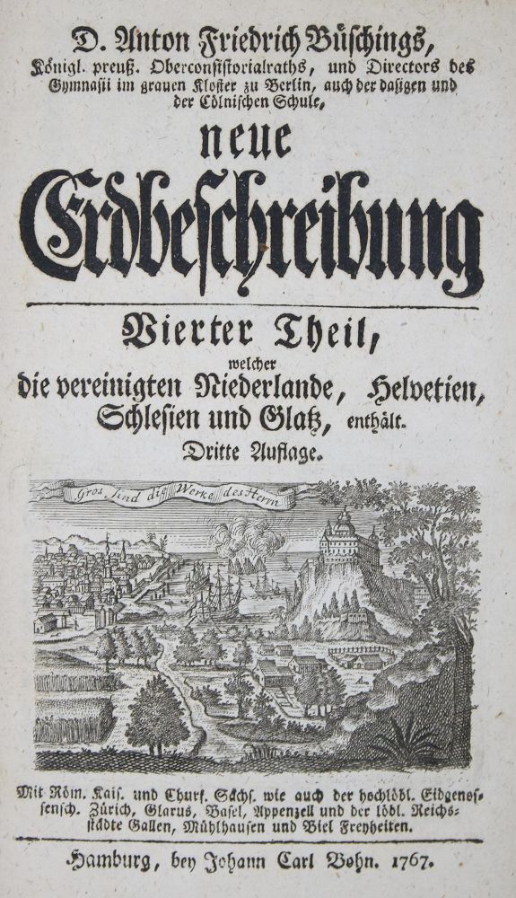 Große Abbildung Nr.1: 135-2228 Büsching,A.F.: (Schweiz)