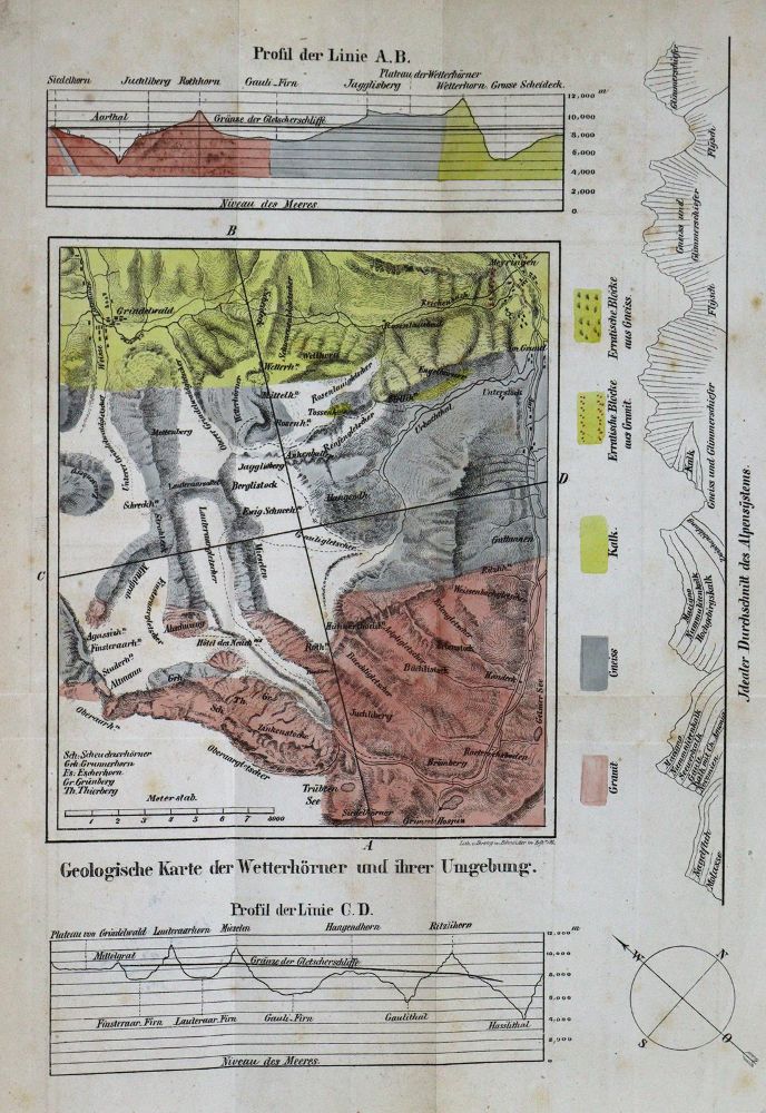 Große Abbildung Nr.1: 135-2242 Desor,E.: (Verschiedene Länder - Geschichte, Alpen und Alpinismus)