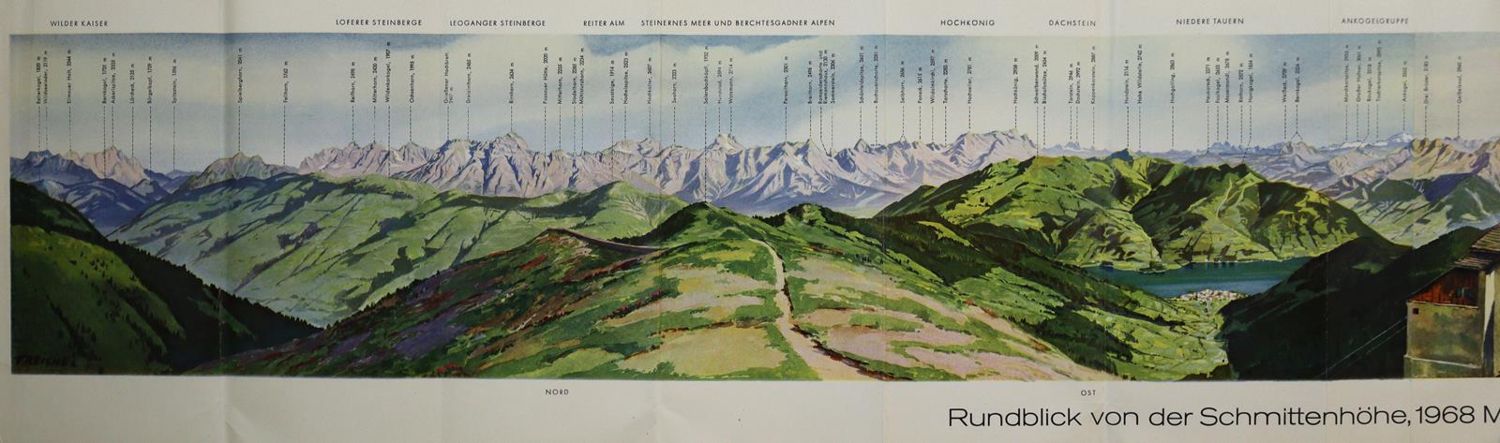 Große Abbildung Nr.3: 135-2244 Panoramen.: (Verschiedene Länder - Geschichte, Alpen und Alpinismus)