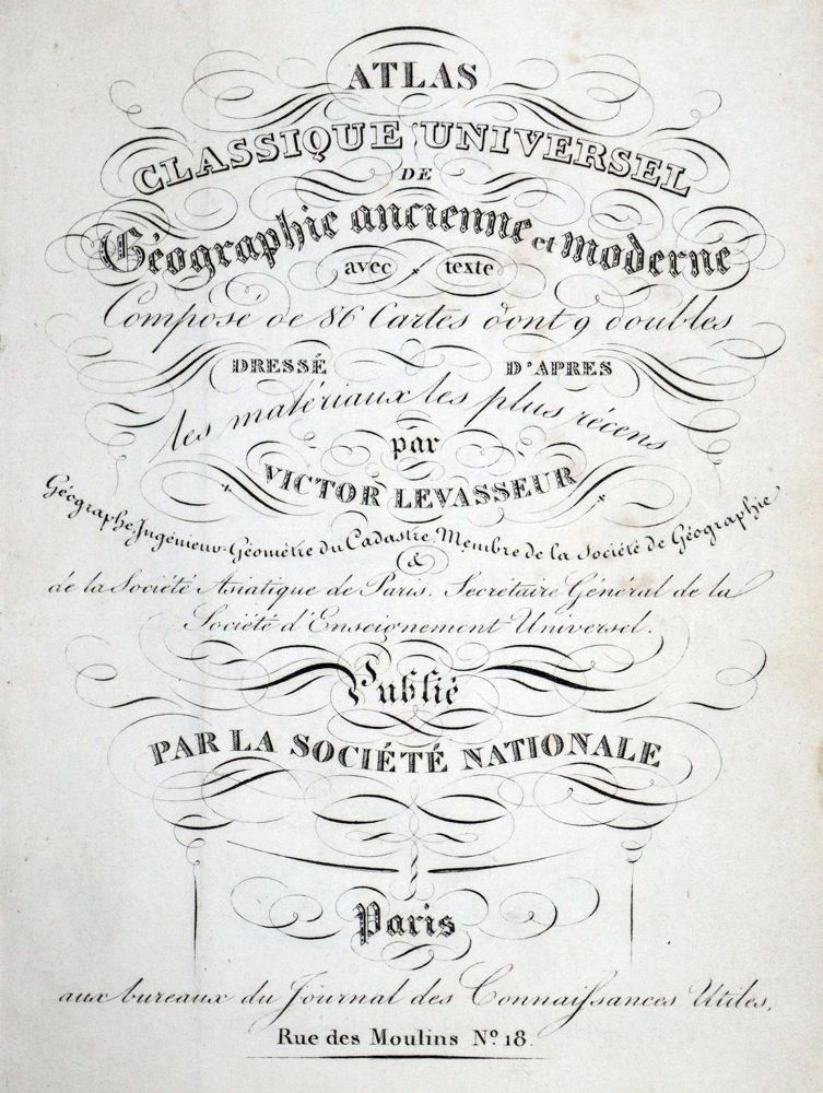 Große Abbildung Nr.2: 135-2255 Levasseur,V.: (Verschiedene Länder - Geschichte, Atlanten)