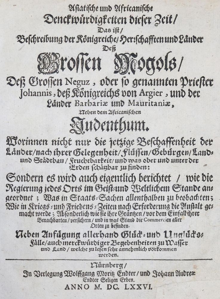 Große Abbildung Nr.1: 135-2273 (Behaim,G.F.).: (Verschiedene Länder - Geschichte)