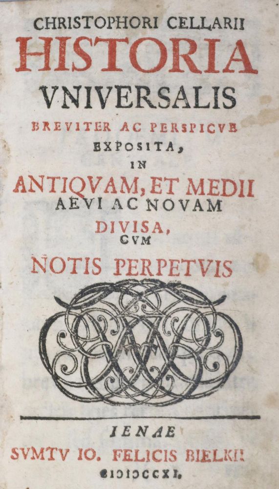 Große Abbildung Nr.1: 135-2283 Cellarius,C.: (Verschiedene Länder - Geschichte)