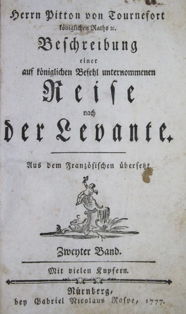 Große Abbildung Nr.1: 135-2299 Tournefort,J.P.de.: (Verschiedene Länder - Geschichte, Griechenland)