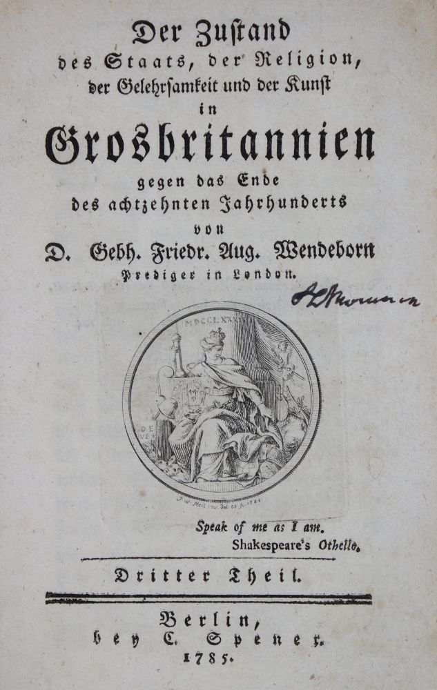 Große Abbildung Nr.1: 135-2314 Wendeborn,G.F.A.: (Verschiedene Länder - Geschichte, Grossbritannien)