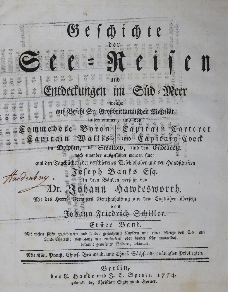 Große Abbildung Nr.2: 135-2318 Hawkesworth,J.: (Verschiedene Länder - Geschichte)