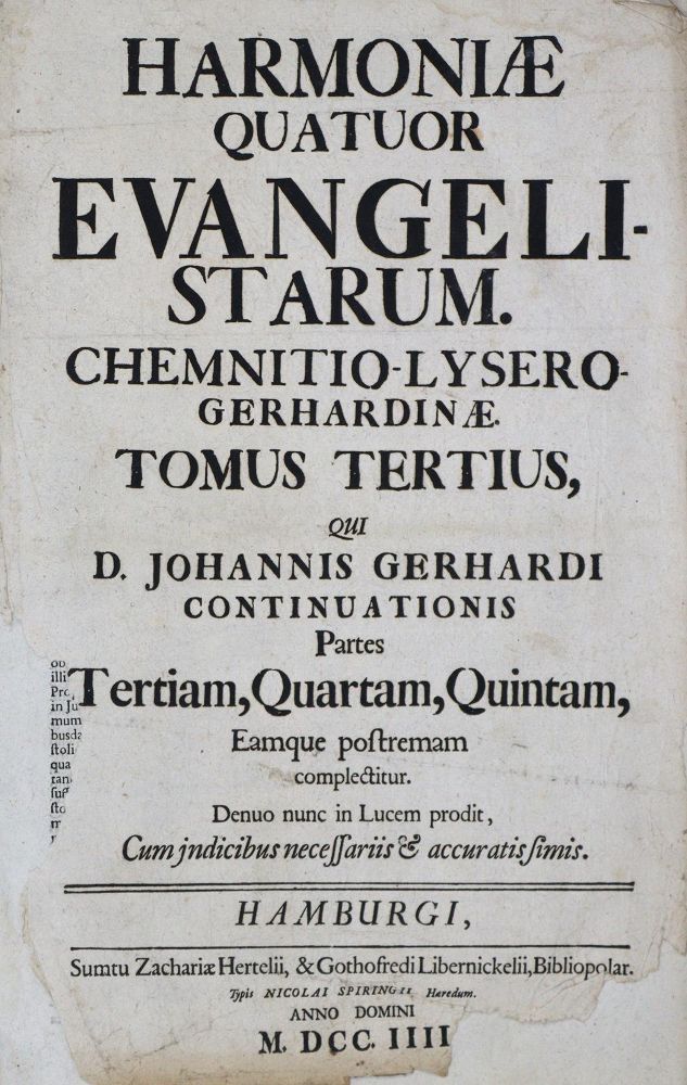 Große Abbildung Nr.1: 135-237 Gerhard,J.: (Alte Drucke, Handschriften und Theologie)