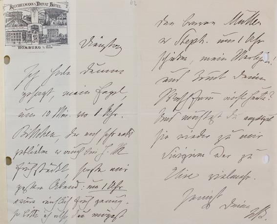 Große Abbildung Nr.4: 135-2381 Bismarck, Johanna von: (Autographen)