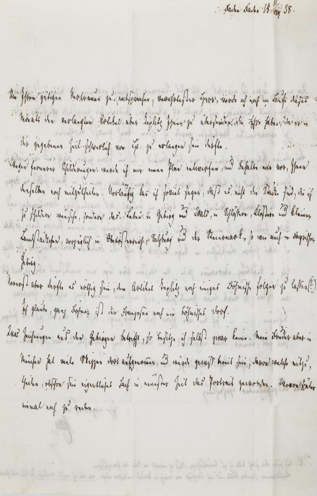 Große Abbildung Nr.1: 135-2384 Chezy, Wilhelm Theodor von,: (Autographen)