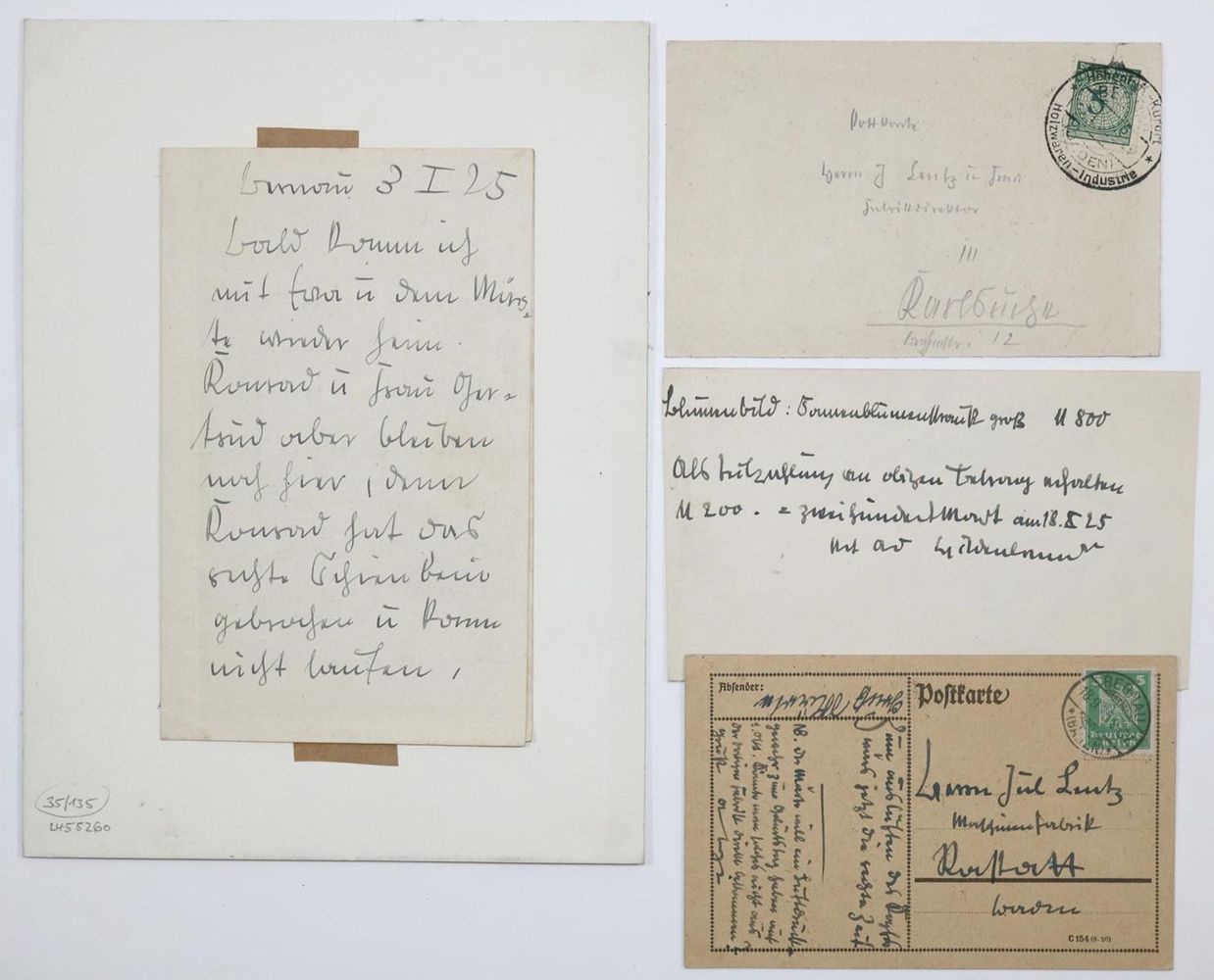 Große Abbildung Nr.2: 135-2392 Hildenbrand, Adolf,: (Autographen)