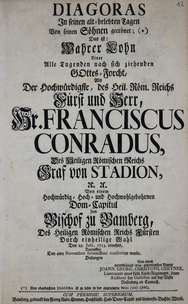 Große Abbildung Nr.1: 135-240 Gertner,J.G.C.: (Alte Drucke, Handschriften und Theologie)