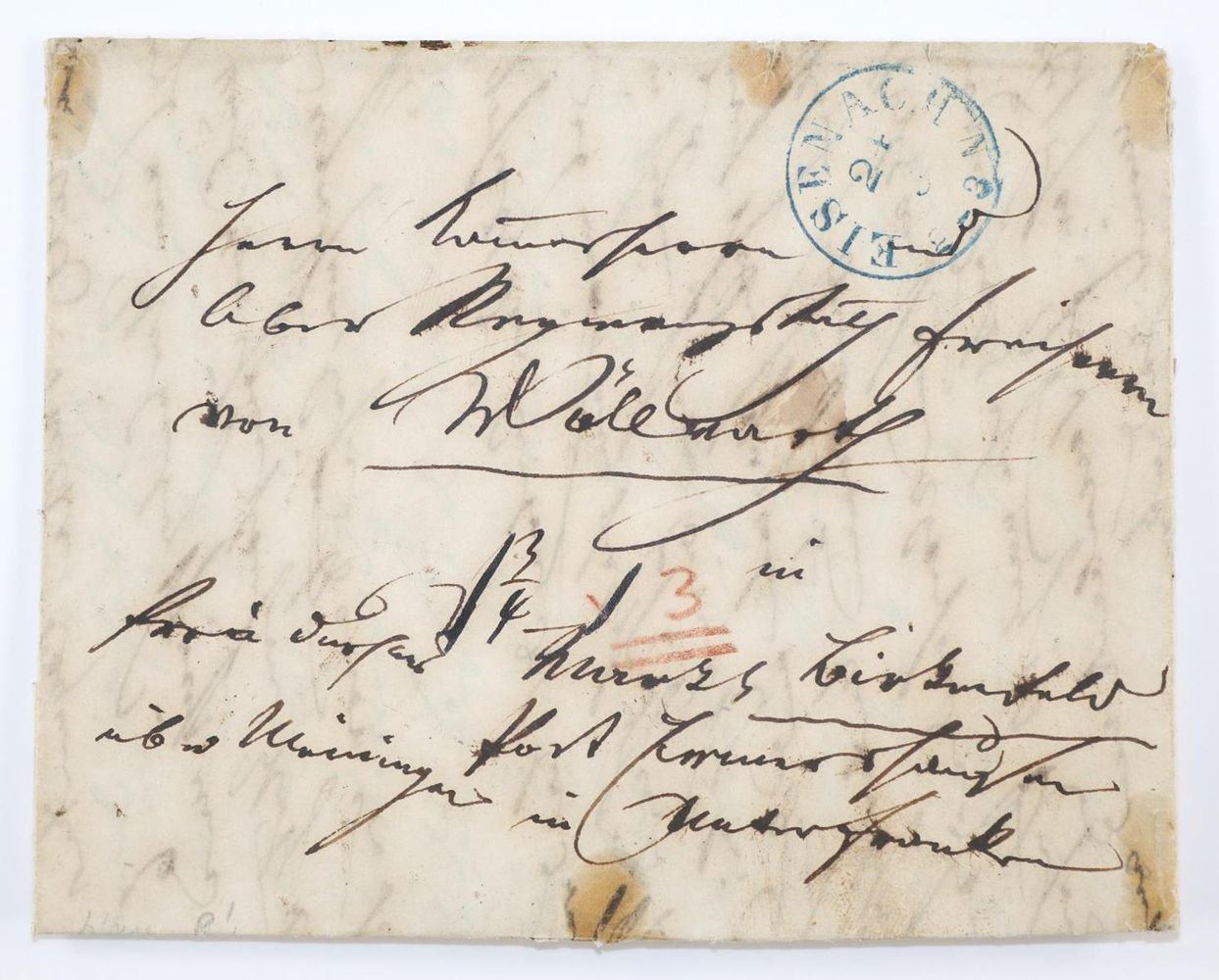 Große Abbildung Nr.1: 135-2403 Vier Briefe: (Revolution 1848/49 - Vormärz - Politik)