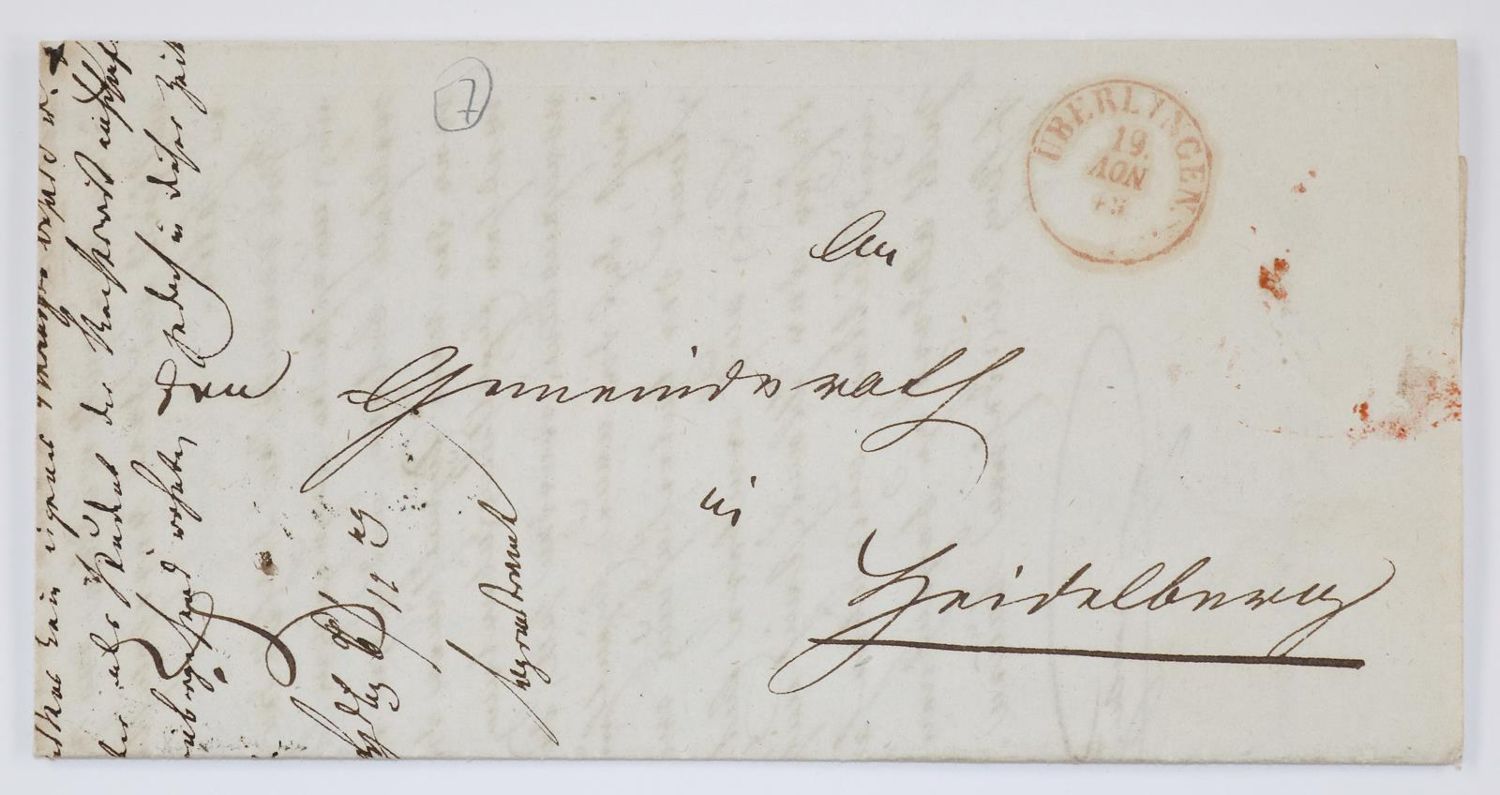 Große Abbildung Nr.2: 135-2403 Vier Briefe: (Revolution 1848/49 - Vormärz - Politik)
