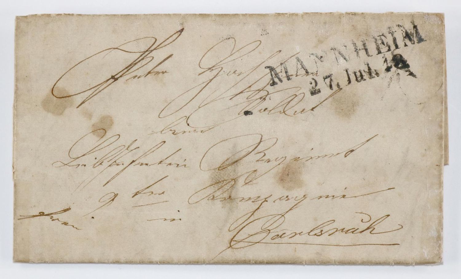 Große Abbildung Nr.3: 135-2403 Vier Briefe: (Revolution 1848/49 - Vormärz - Politik)