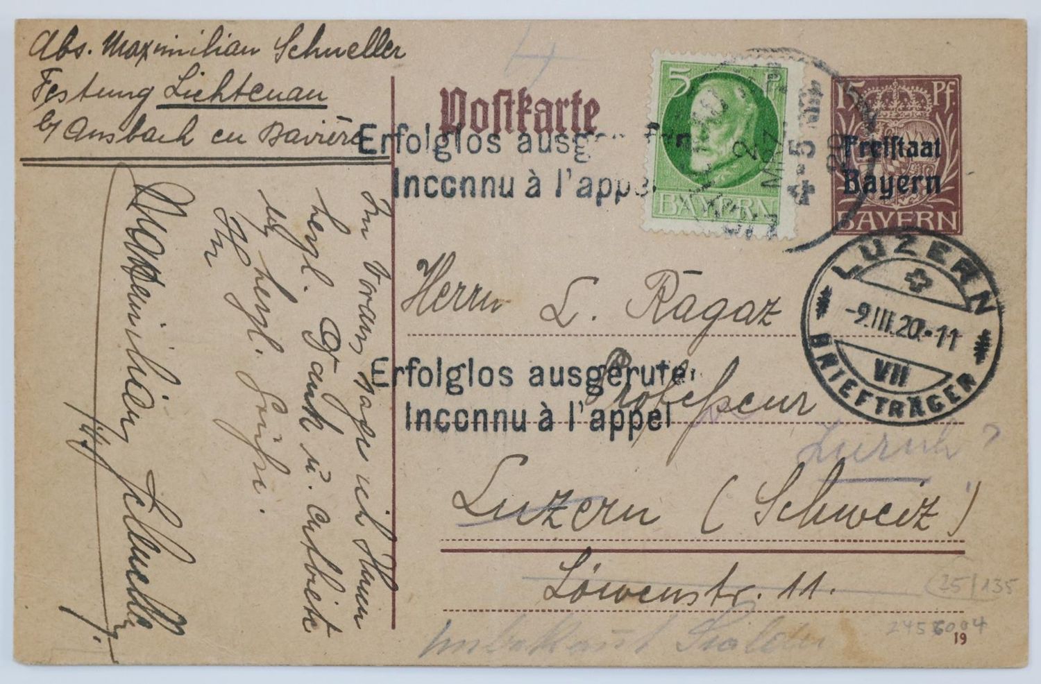 Große Abbildung Nr.2: 135-2406 Schneller, Maximilian,: (Autographen)