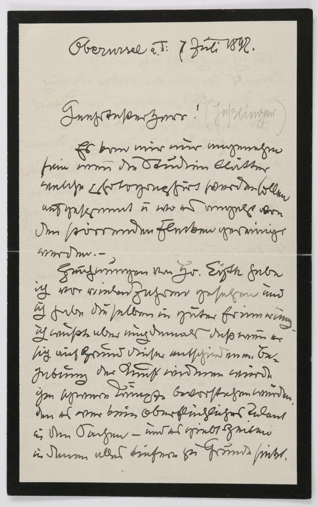 Große Abbildung Nr.1: 135-2410 Thoma, Hans,: (Autographen)