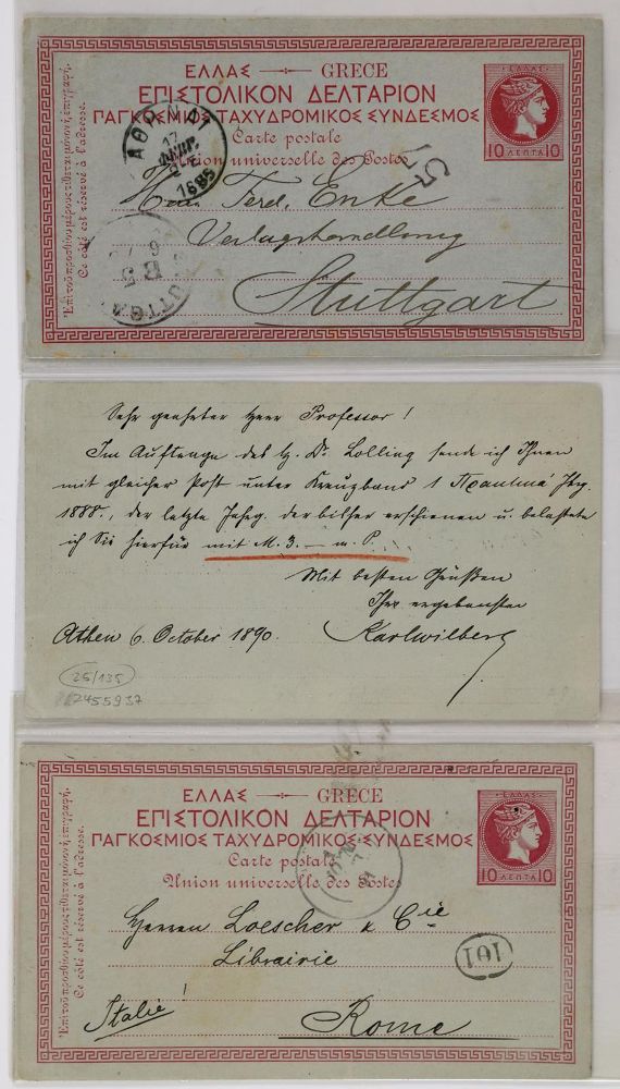Große Abbildung Nr.1: 135-2412 Wilberg, Karl,: (Autographen)