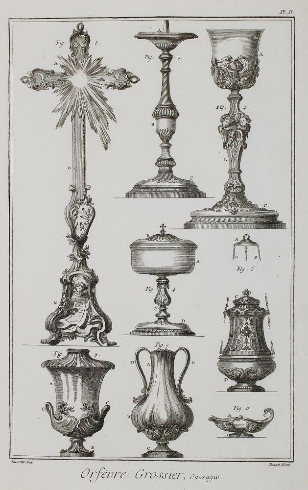 Große Abbildung Nr.1: 135-2419 Goldschmied.: (Varia, Diderot)