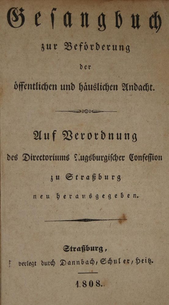 Große Abbildung Nr.2: 135-246 Lüneburg.: (Gesangbücher)