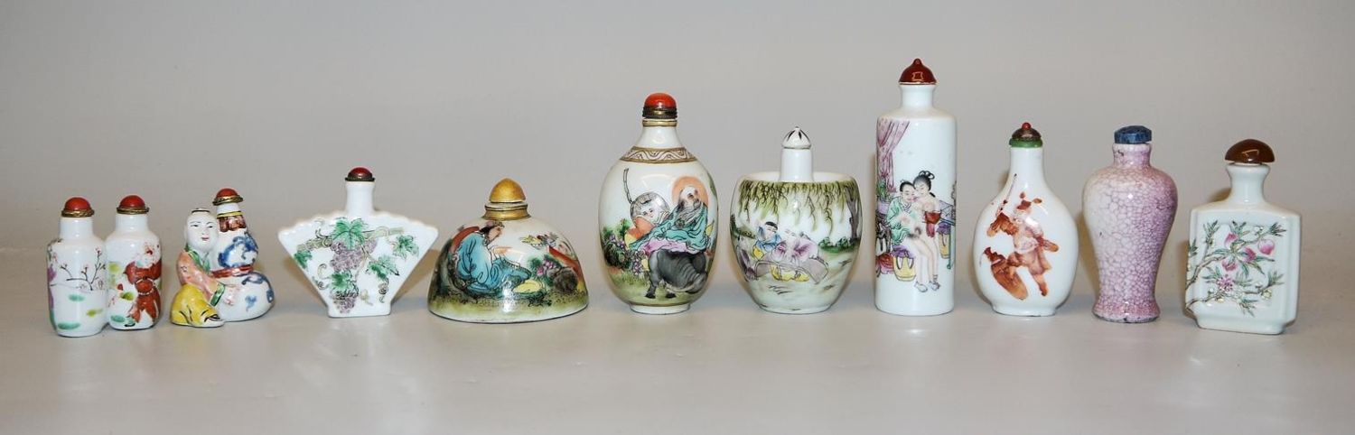 Große Abbildung Nr.8: 135-2474 Snuffbottle.: (Asiatika, Snuffbottles)