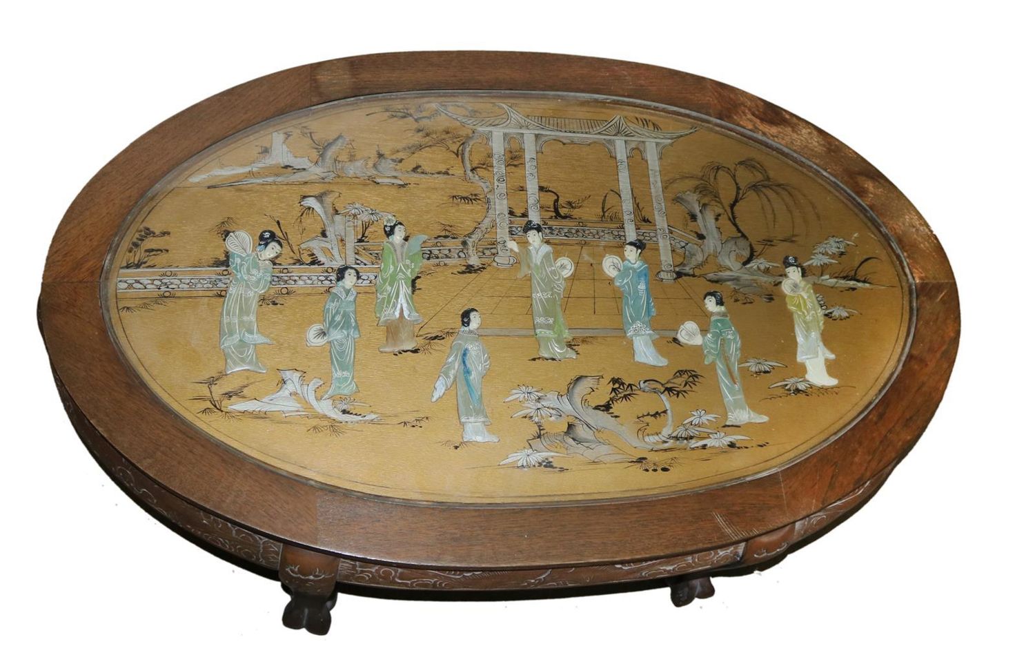 Große Abbildung Nr.1: 135-2478 Tisch China 20.Jh.: (Asiatika)