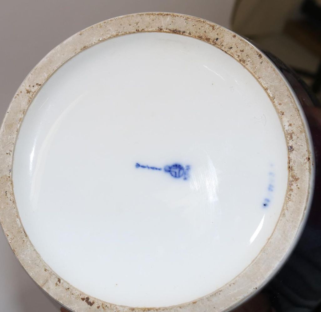 Große Abbildung Nr.5: 135-2484 Bodenvase.: (Glas, Vasen)
