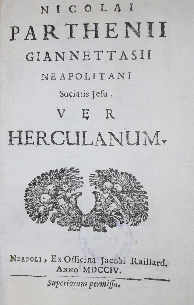 Große Abbildung Nr.1: 135-249 Giannettasio,N.P.: (Alte Drucke, Handschriften und Theologie)