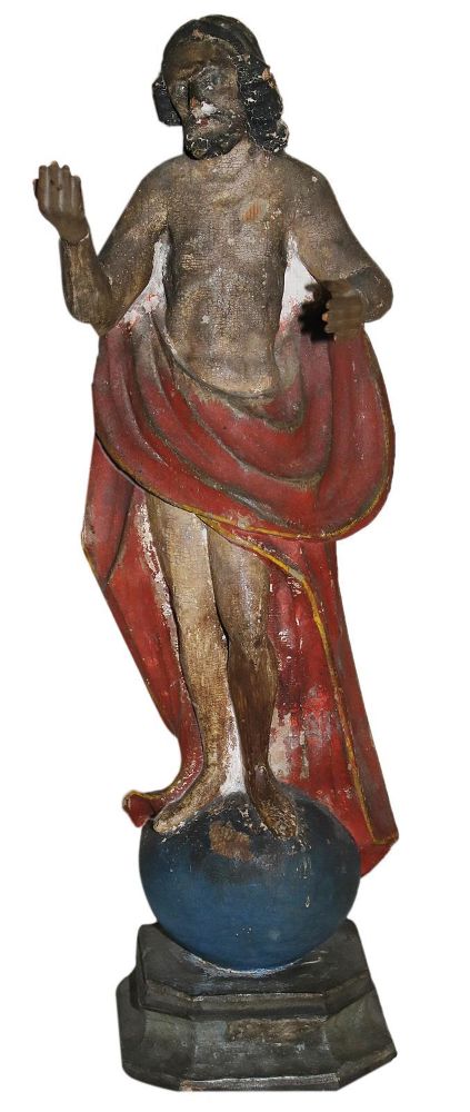 Große Abbildung Nr.1: 135-2564 Auferstehungschristus: (Volkskunst, Religiöse Volkskunst)