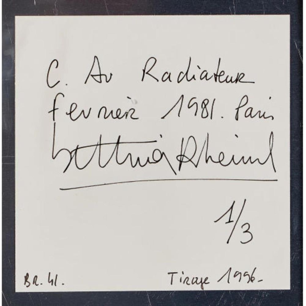 Große Abbildung Nr.2: 135-2603 Rheims, Bettina: (Photographie)