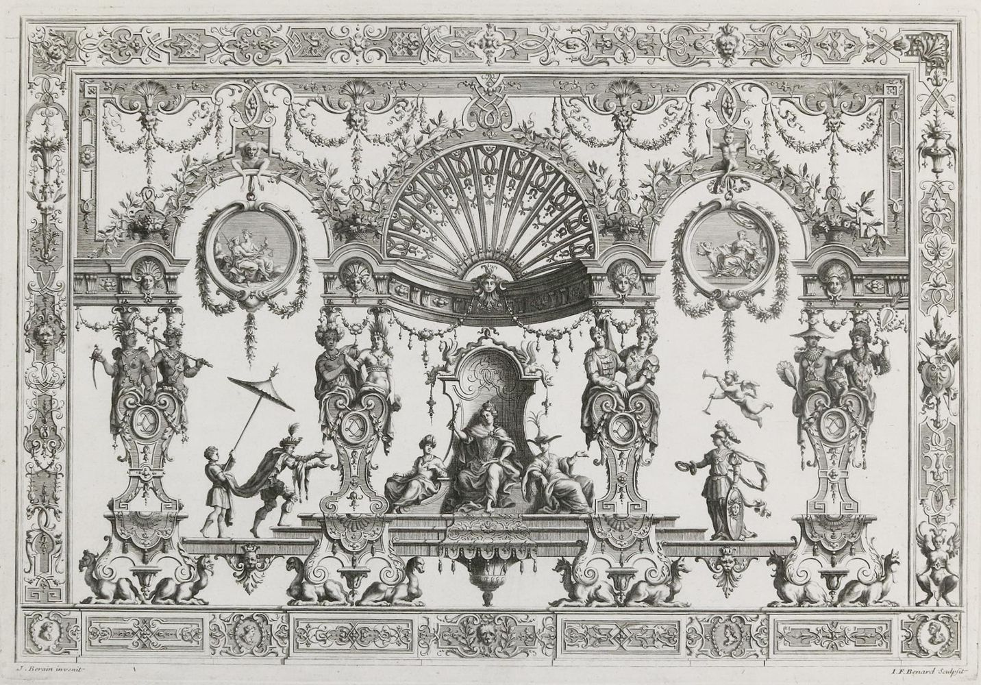 Große Abbildung Nr.1: 135-2622 Ornamente.: (Varia, Berain)