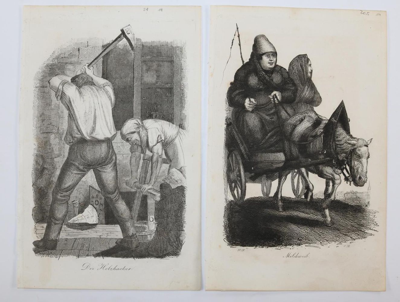 Große Abbildung Nr.5: 135-2643 Wiener Kaufrufe.: (Varia, Berufe)