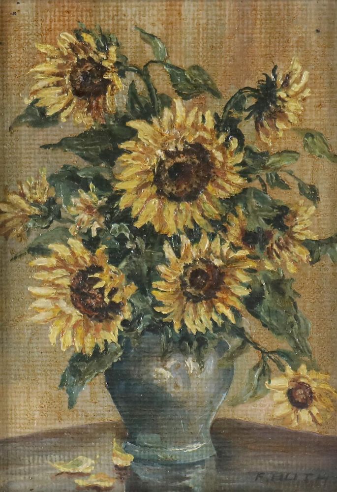 Große Abbildung Nr.3: 135-2654 Sonnenblumen u. Mohn.: (Varia, Botanik)