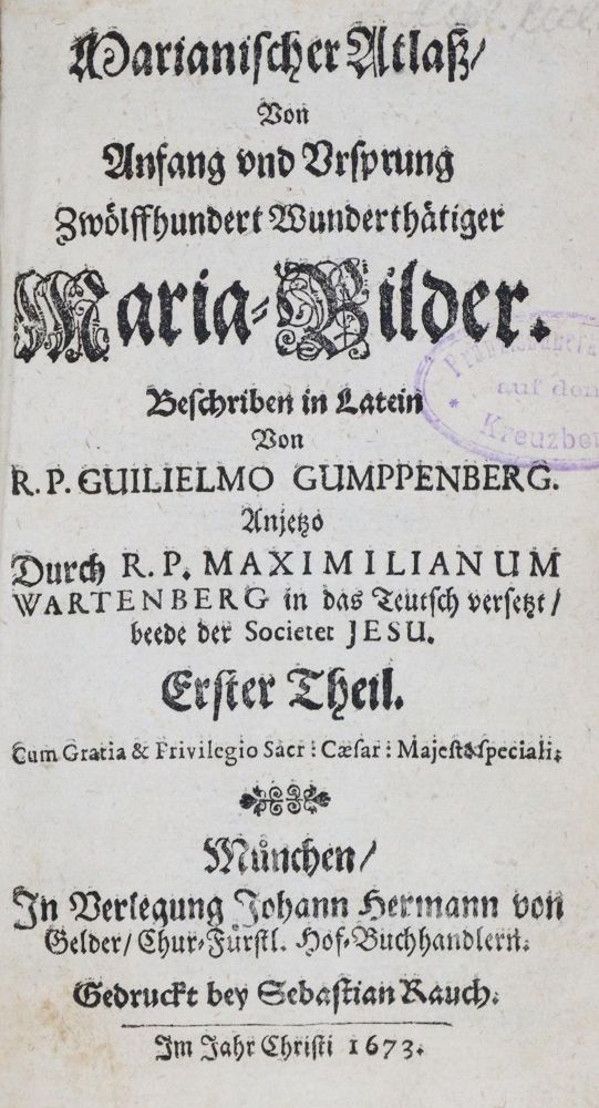 Große Abbildung Nr.2: 135-266 Gumppenberg,W.: (Alte Drucke, Handschriften und Theologie)