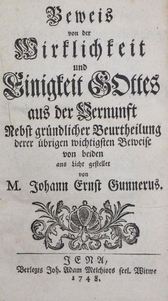 Große Abbildung Nr.1: 135-267 Gunnerus,J.E.: (Alte Drucke, Handschriften und Theologie)