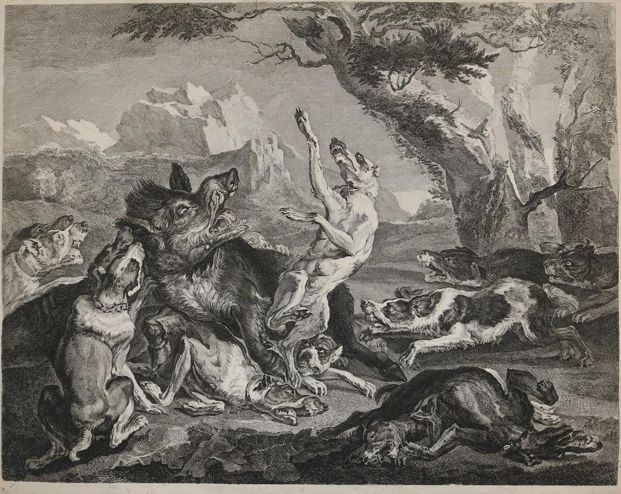 Große Abbildung Nr.1: 135-2705 Rehn, Jean Eric: (Varia, Jagd)