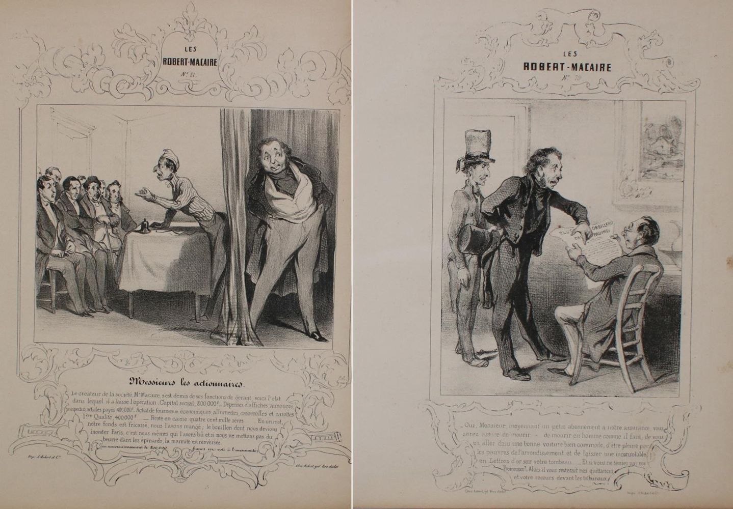 Große Abbildung Nr.2: 135-2713 Daumier, Honoré.: (Varia, Karikatur)