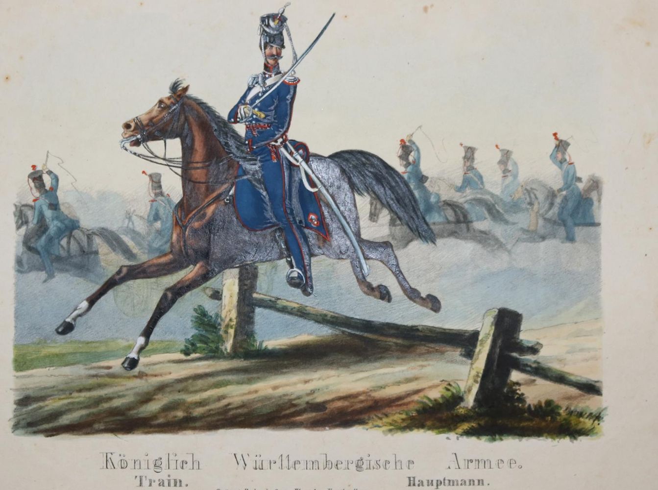 Große Abbildung Nr.1: 135-2741 Königlich Württembergische Armee.: (Varia, Militaria, Baden-Württemberg)