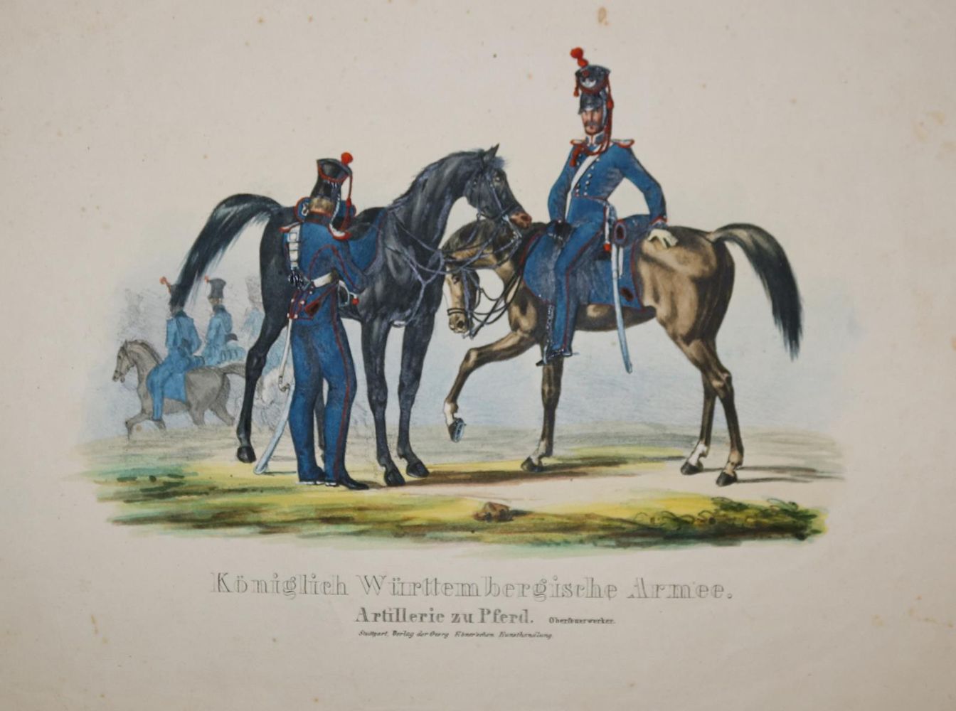 Große Abbildung Nr.2: 135-2741 Königlich Württembergische Armee.: (Varia, Militaria, Baden-Württemberg)