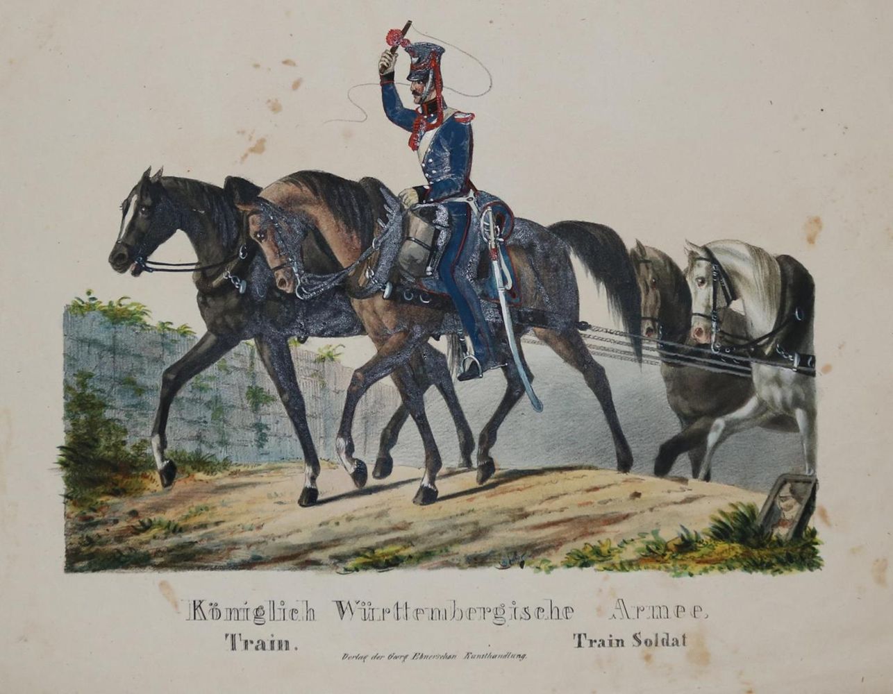 Große Abbildung Nr.3: 135-2741 Königlich Württembergische Armee.: (Varia, Militaria, Baden-Württemberg)