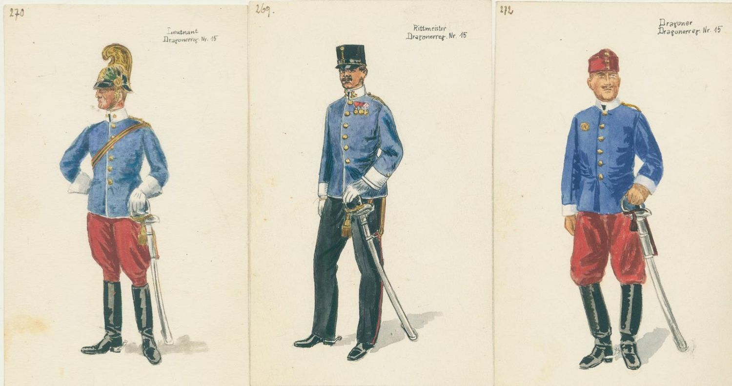 Große Abbildung Nr.1: 135-2754 Uniformen.: (Varia, Militaria)