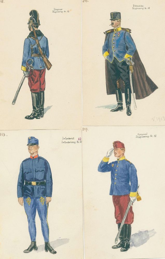 Große Abbildung Nr.2: 135-2754 Uniformen.: (Varia, Militaria)