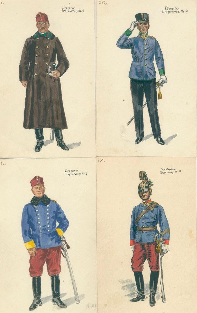Große Abbildung Nr.3: 135-2754 Uniformen.: (Varia, Militaria)