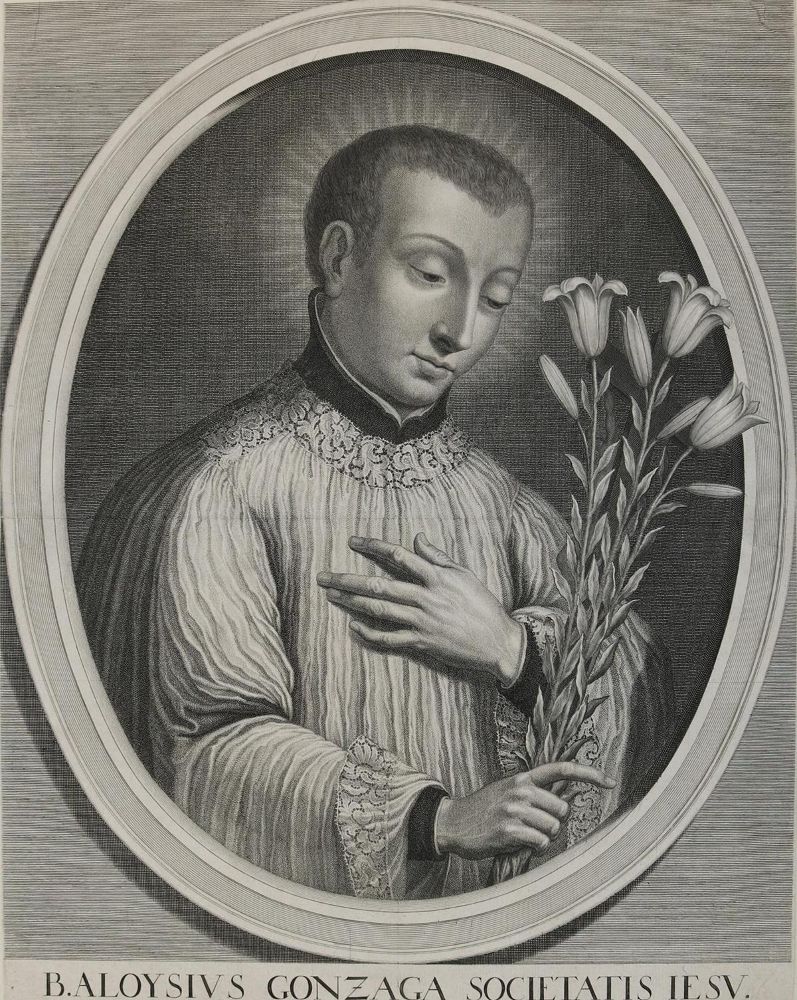 Große Abbildung Nr.1: 135-2762 Aloisius von Gonzaga.: (Varia, Portrait)