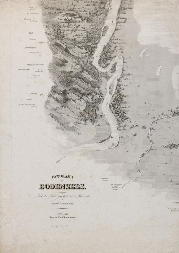 Große Abbildung Nr.1: 135-3055 Panorama des Bodensees.: (Deutschland, Bodensee)