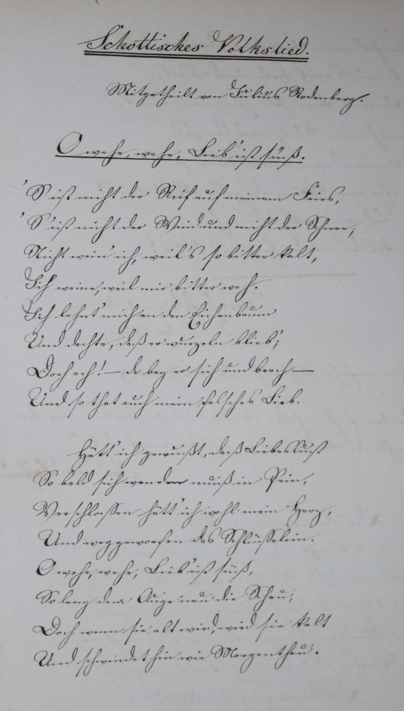 Große Abbildung Nr.1: 135-307 Sammlung: (Handschriften, Stammbücher)