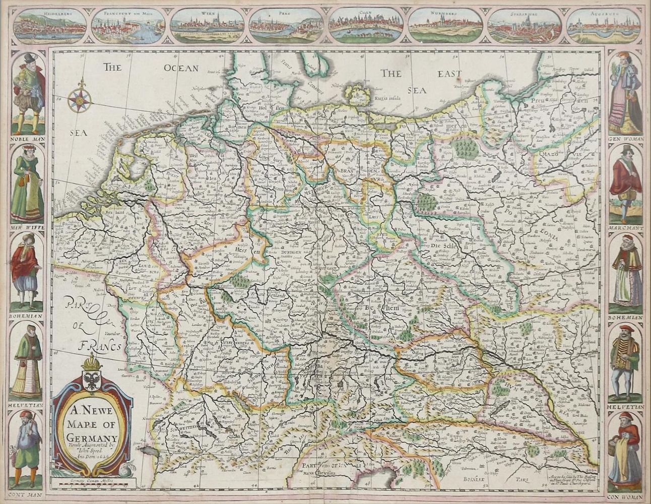 Große Abbildung Nr.1: 135-3072 Deutschlandkarte.: (Deutschland)