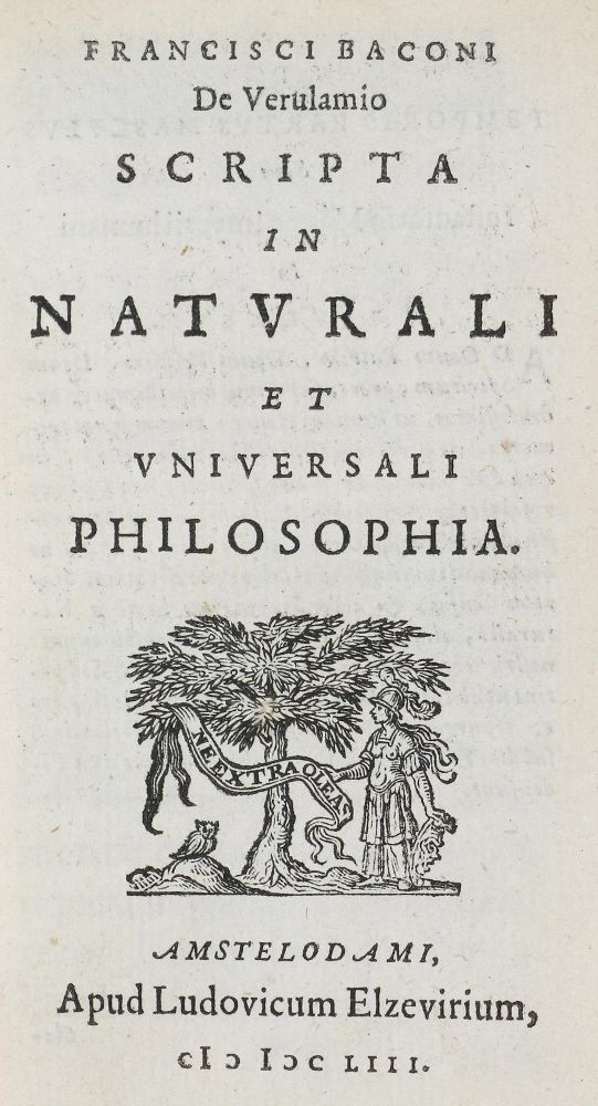 Große Abbildung Nr.3: 135-31 Bacon,F.: (Alte Drucke, Handschriften und Theologie)