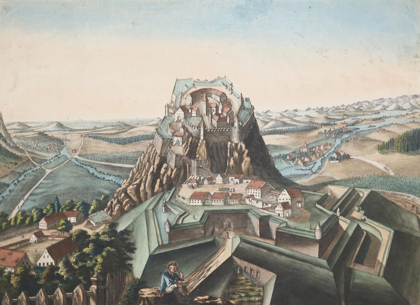 Große Abbildung Nr.1: 135-3111 Hohentwiel.: (Deutschland)