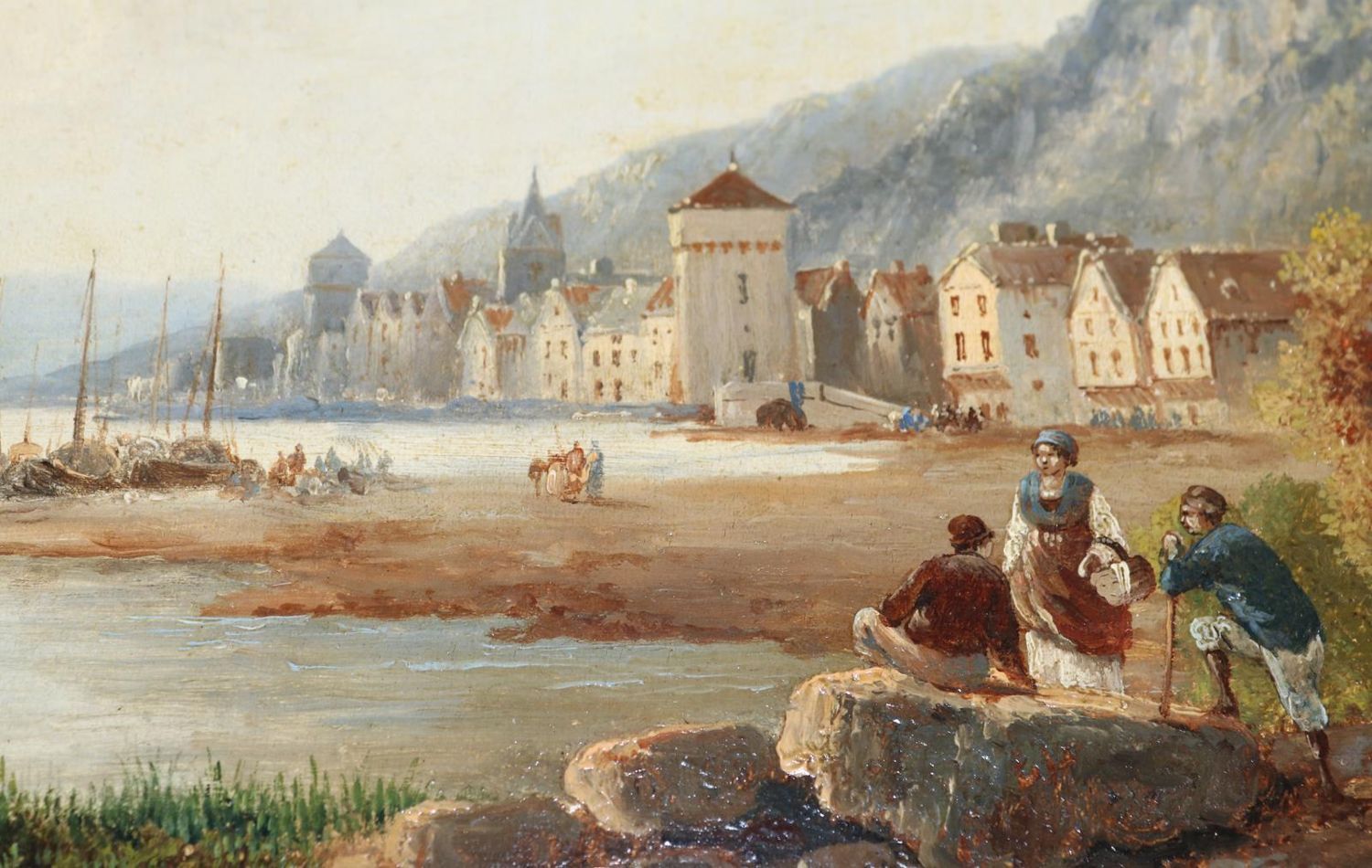 Große Abbildung Nr.3: 135-3119 Kaub mit Burg Gutenfels.: (Deutschland)