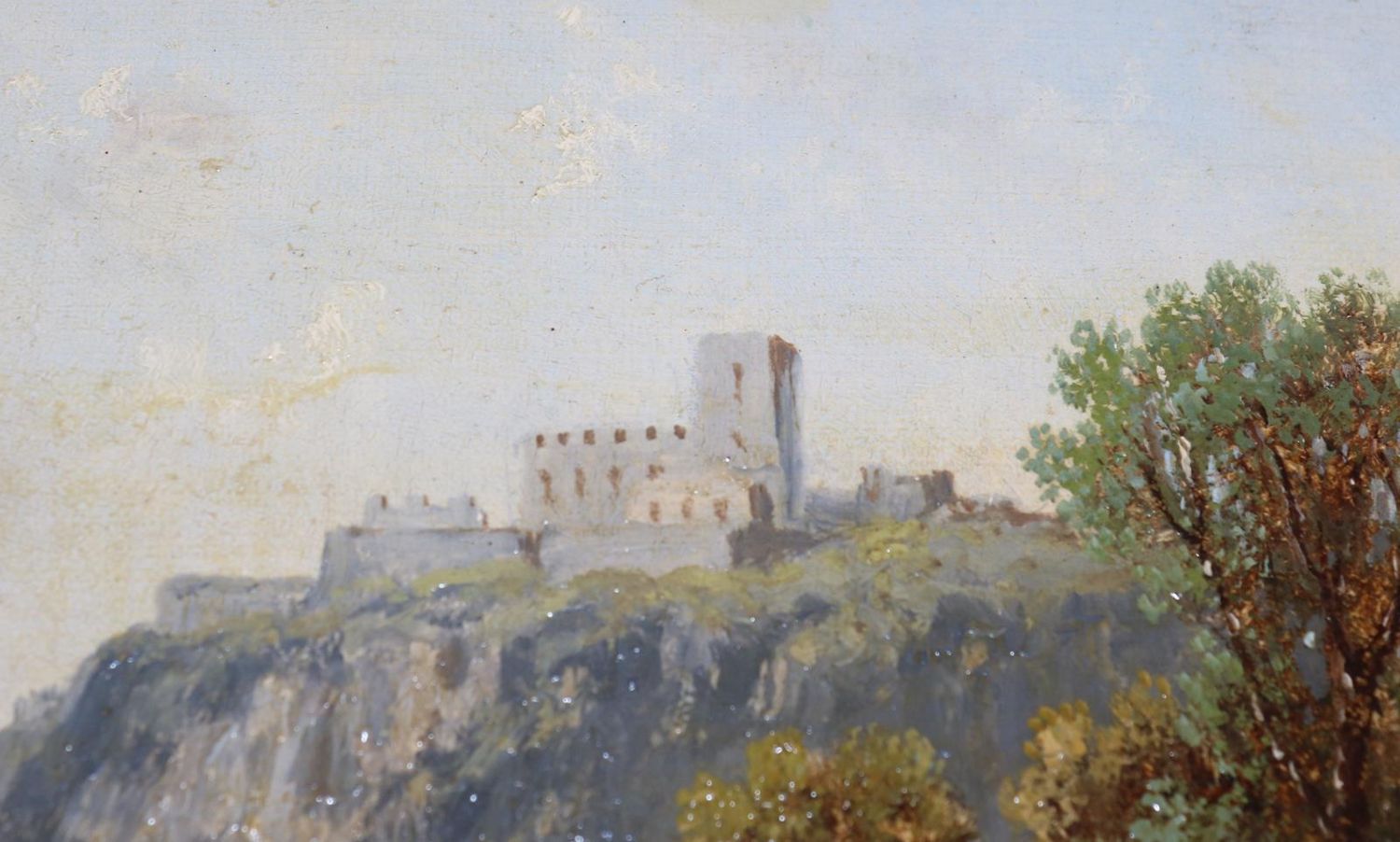Große Abbildung Nr.4: 135-3119 Kaub mit Burg Gutenfels.: (Deutschland)
