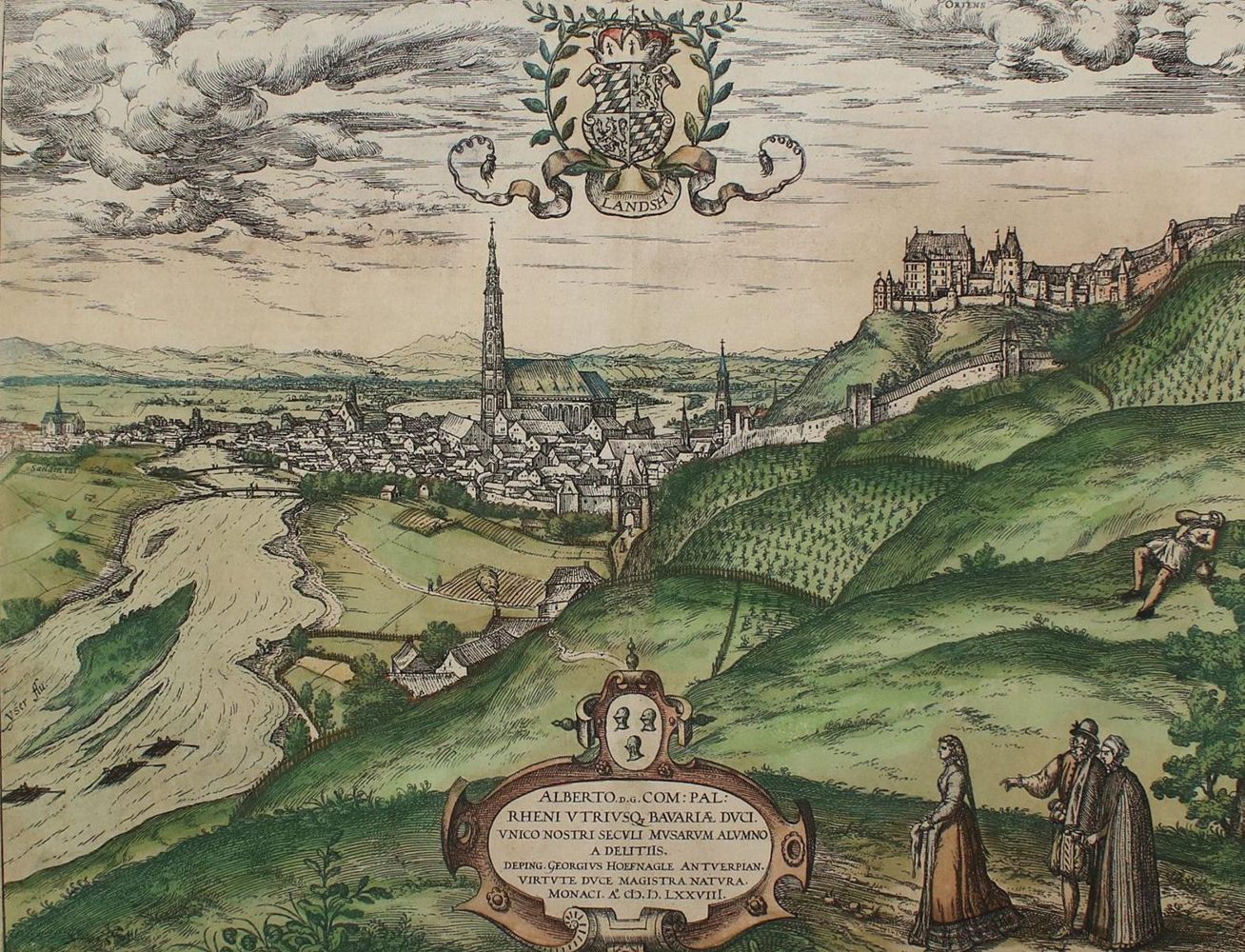 Große Abbildung Nr.1: 135-3131 Landshut.: (Deutschland)